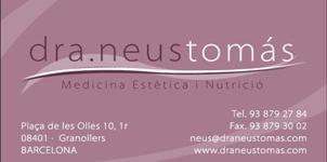 Logotipo de Dra. Neus Tomás Medicina Estètic i Nutrició